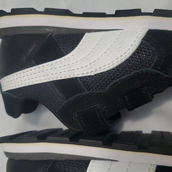 Toddler Size 8C Black and White Suede Puma - Picture 5 of 8